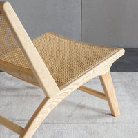 Thumbnail for Rustic Rattan Lounge Chair