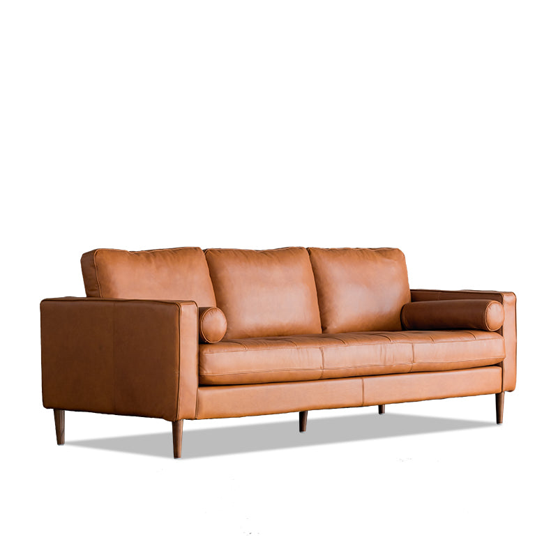 Adeline Minimalist Leather Sofa