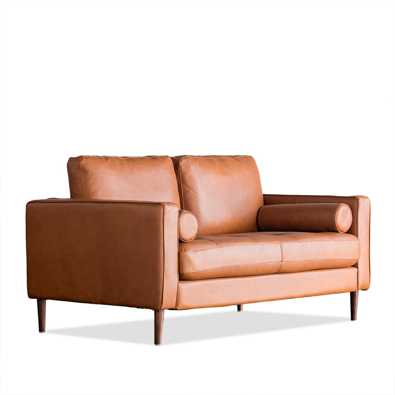 Adeline Minimalist Leather Sofa